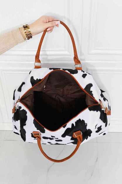 Animal Print Plush Weekender Bag - Munsieur