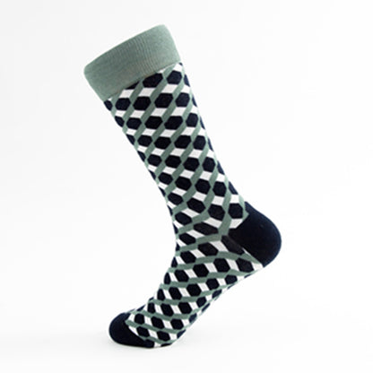 Men's Casual Mid-calf Casual Cotton Socks - Munsieur