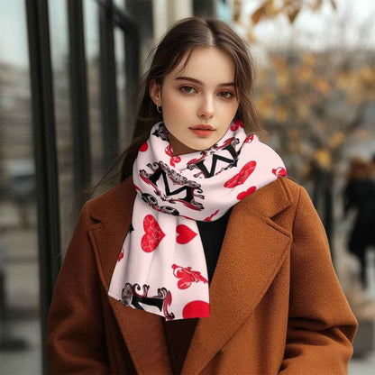 Fluffy scarf