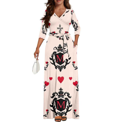 V-neck Maxi Dress