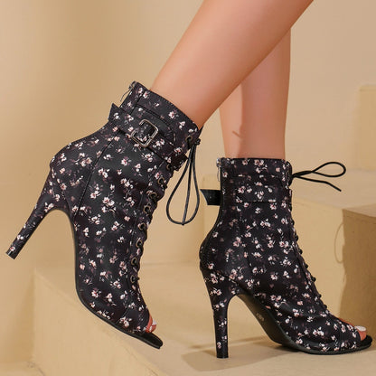 Stiletto Open Toe High Heels For Women - Munsieur