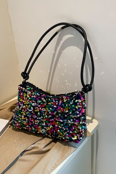 Sequin Double Strap Shoulder Bag - Munsieur