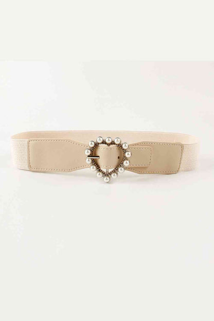 Pearl Buckle Elastic Belt - Munsieur
