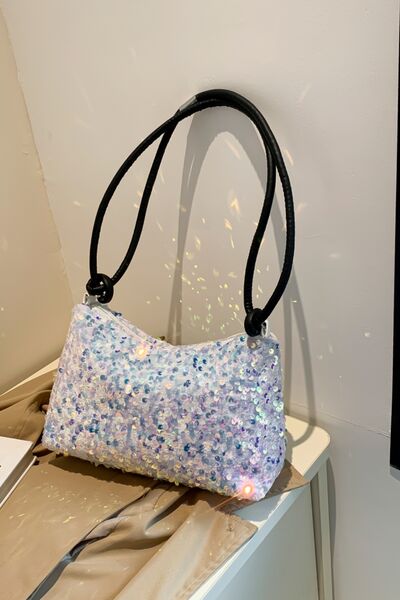 Sequin Double Strap Shoulder Bag - Munsieur