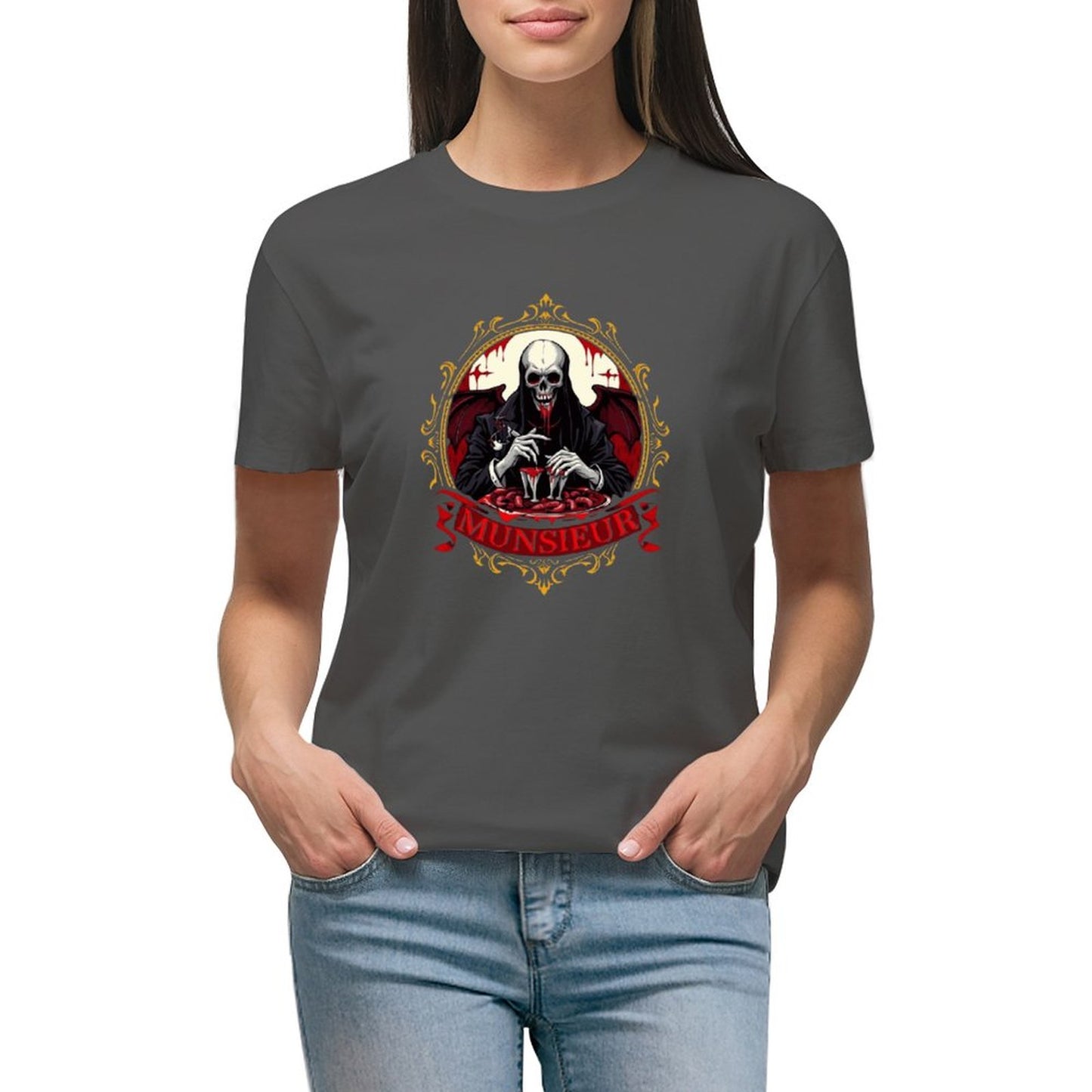 Women's Munsieur T-Shirt Valentine's Day Collection "Patron Q" Bleeding Love Collection