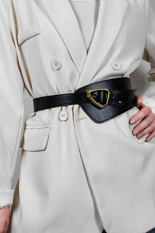 Irregular PU Leather Belt - Munsieur