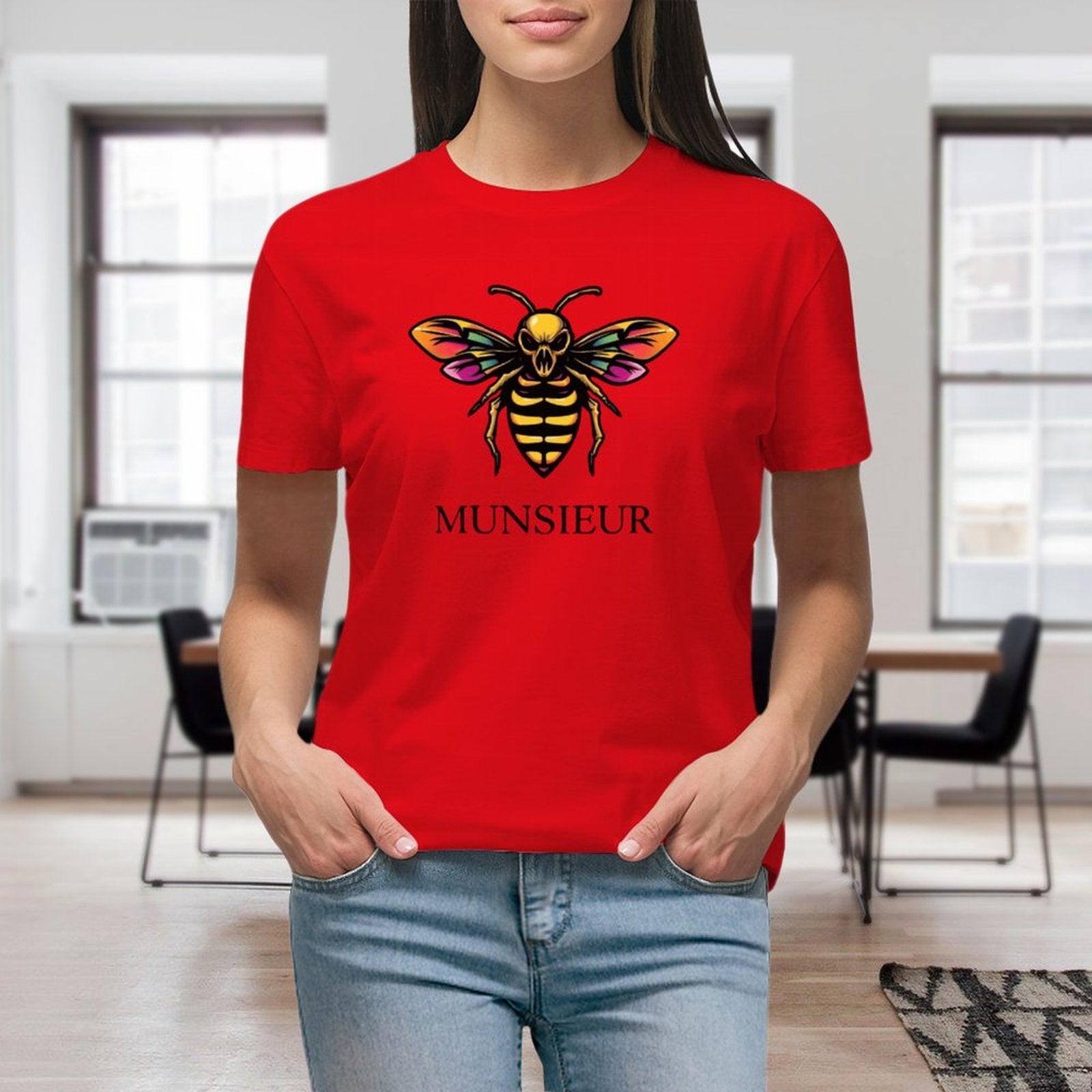 Munsieur T-Shirt for Women: Redefining Casual Chic with Elegance for Her - Munsieur