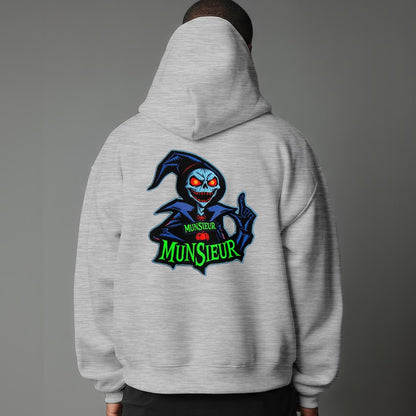 Unisex Halloween Pullover Hoodie Sweater with Micro-Fleece Lining by MUNSIEUR