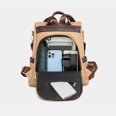 Stylish PU Leather Backpack for Everyday Adventures - Munsieur