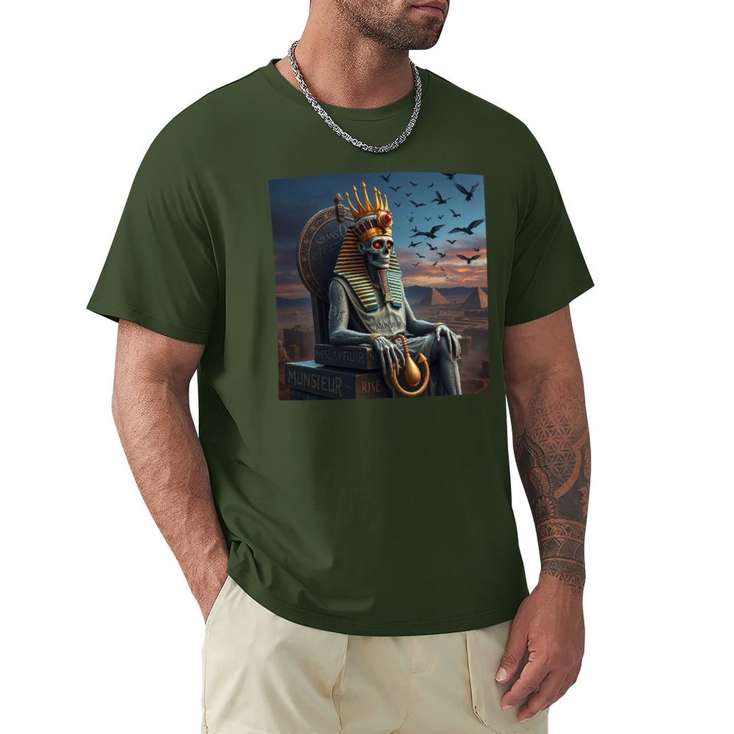 Munsieur Pharaoh's Reign Collection Men's Tee II (High Definition & Front Printing)