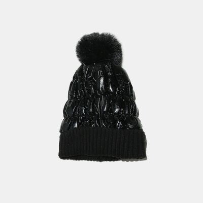 Thermal Knit Hat with Pompom - Munsieur
