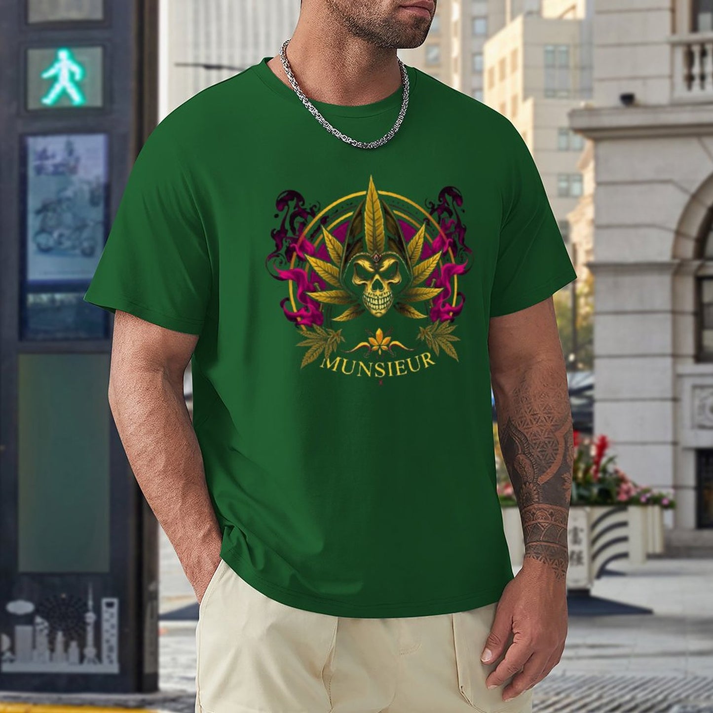 Munsieur 420 Collection "Out The Smoke" Tee for Men