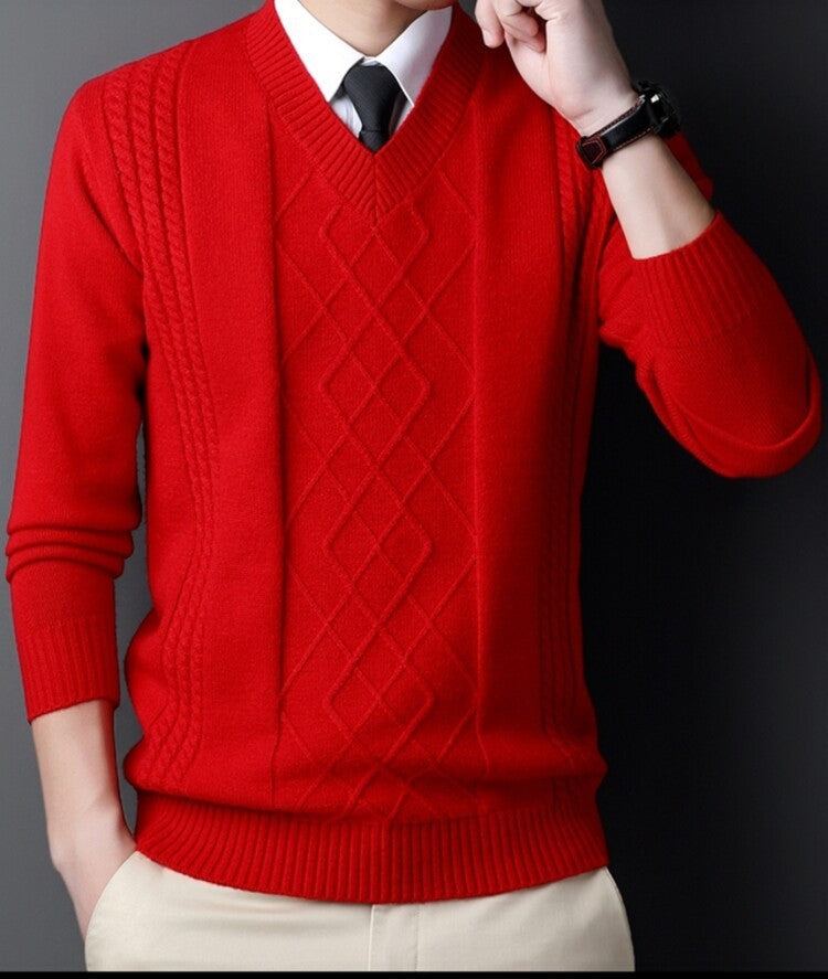 Chicken Collar Pullover Knitting Men's Casual Hoodie - Munsieur