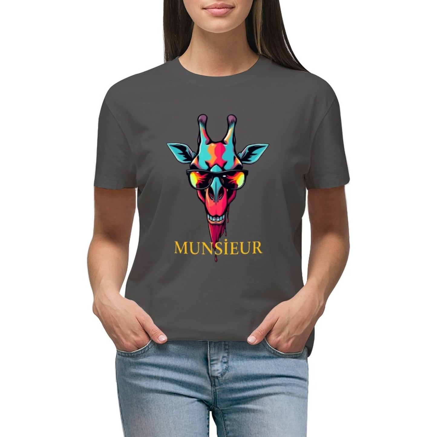 Munsieur T-Shirt for Women: Perfectly Tailored for Modern Confidence for Her - Munsieur