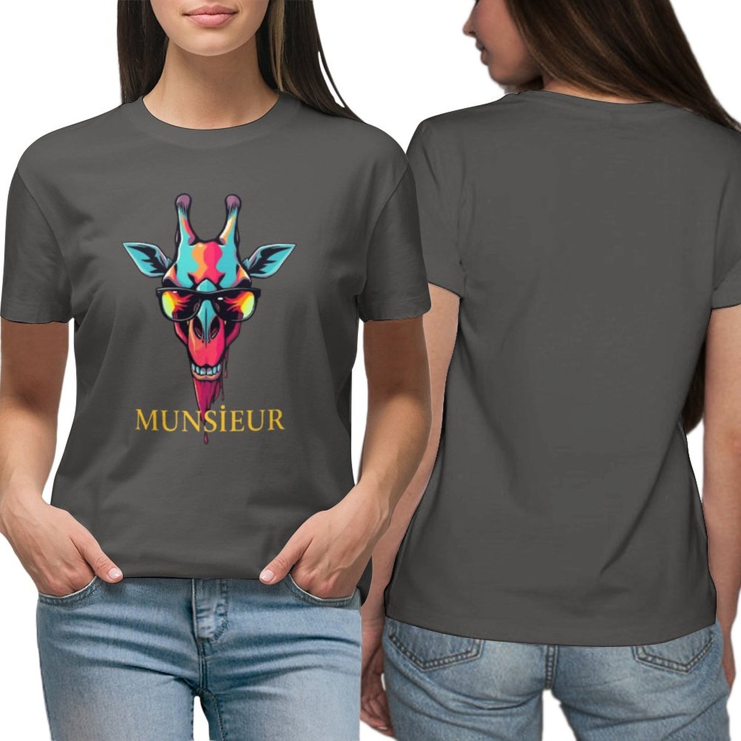 Munsieur T-Shirt for Women: Perfectly Tailored for Modern Confidence for Her - Munsieur