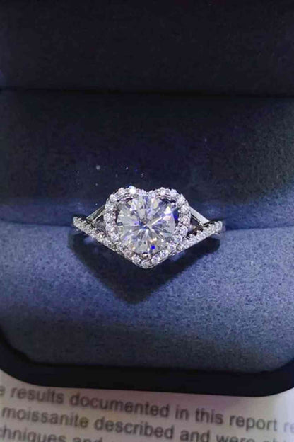 1 Carat Moissanite 925 Sterling Silver Ring - Munsieur