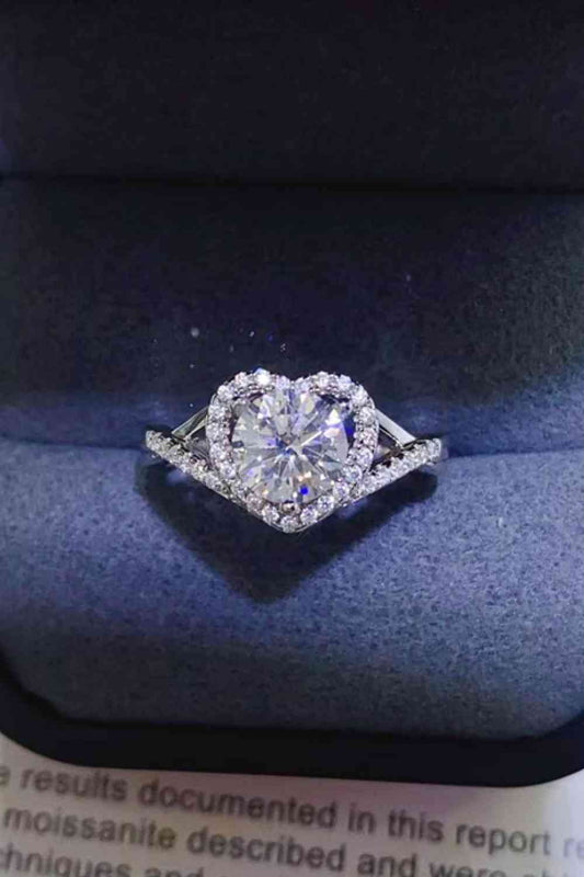 1 Carat Moissanite 925 Sterling Silver Ring - Munsieur