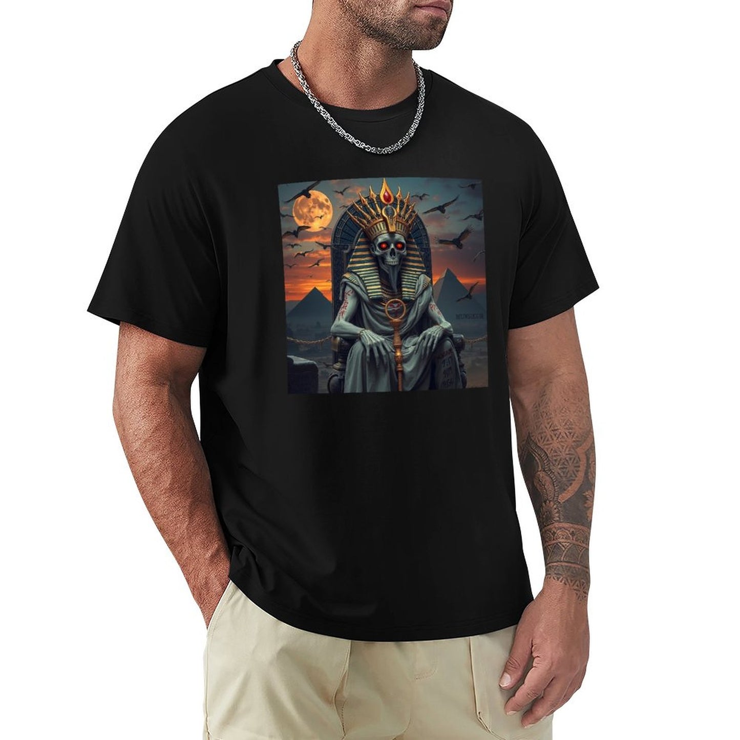 Munsieur Pharaoh's Reign Collection Men's Tee IV (High Definition & Front Printing)
