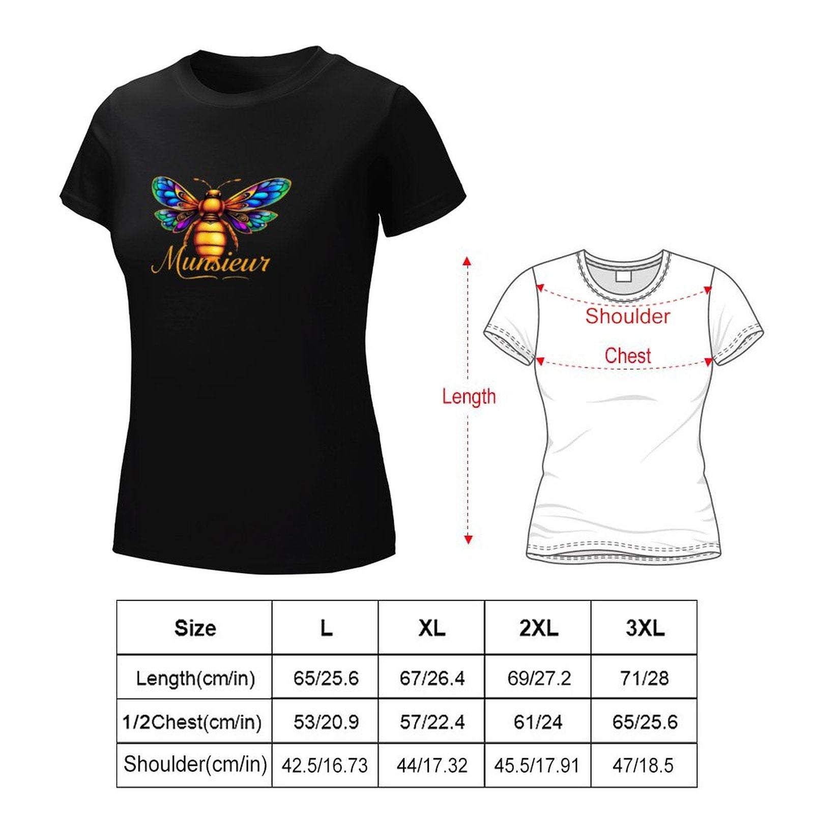 Munsieur T-Shirt for Women: The Ultimate Essential for Every Outfit for Her - Munsieur