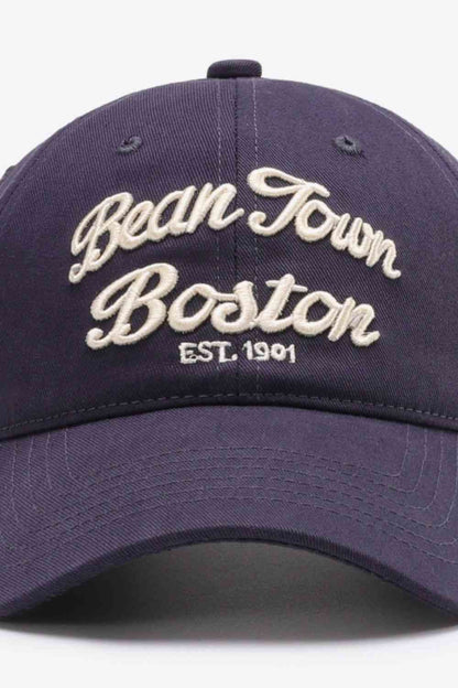 Embroidered Graphic Adjustable Baseball Cap - Munsieur