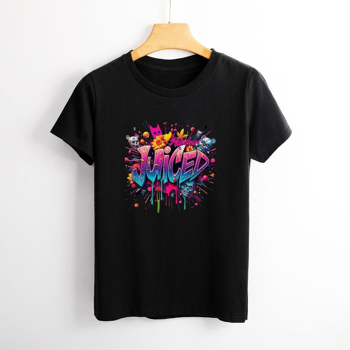 Women's T-shirt Streetwear Design "Juiced" Crown Co. 👑