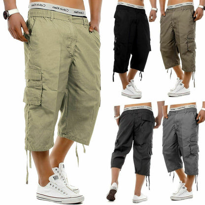 Summer Men's 7-point Multi-pocket Military Shorts Cross-border Style