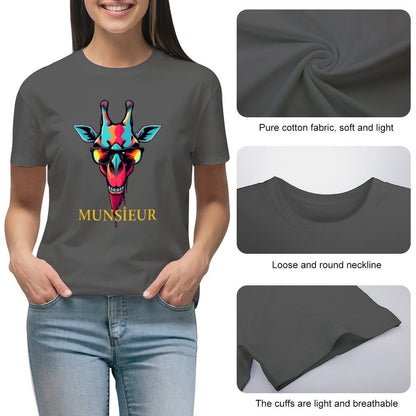 Munsieur T-Shirt for Women: Perfectly Tailored for Modern Confidence for Her - Munsieur