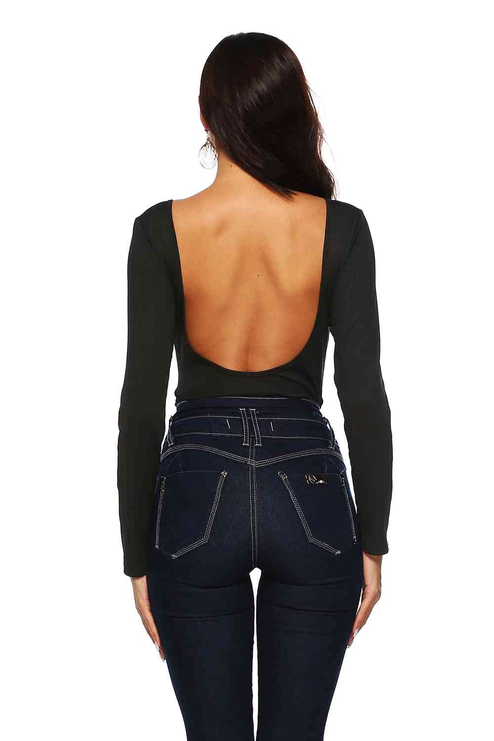 Button Detail Bodysuit - Munsieur