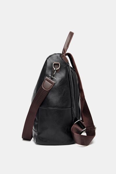 Stylish PU Leather Backpack for Everyday Adventures - Munsieur