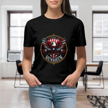 Munsieur Women's T-shirt "Presidential" Unbelievable Comfort Independence Day Collection