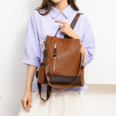 Stylish PU Leather Backpack for Everyday Adventures - Munsieur