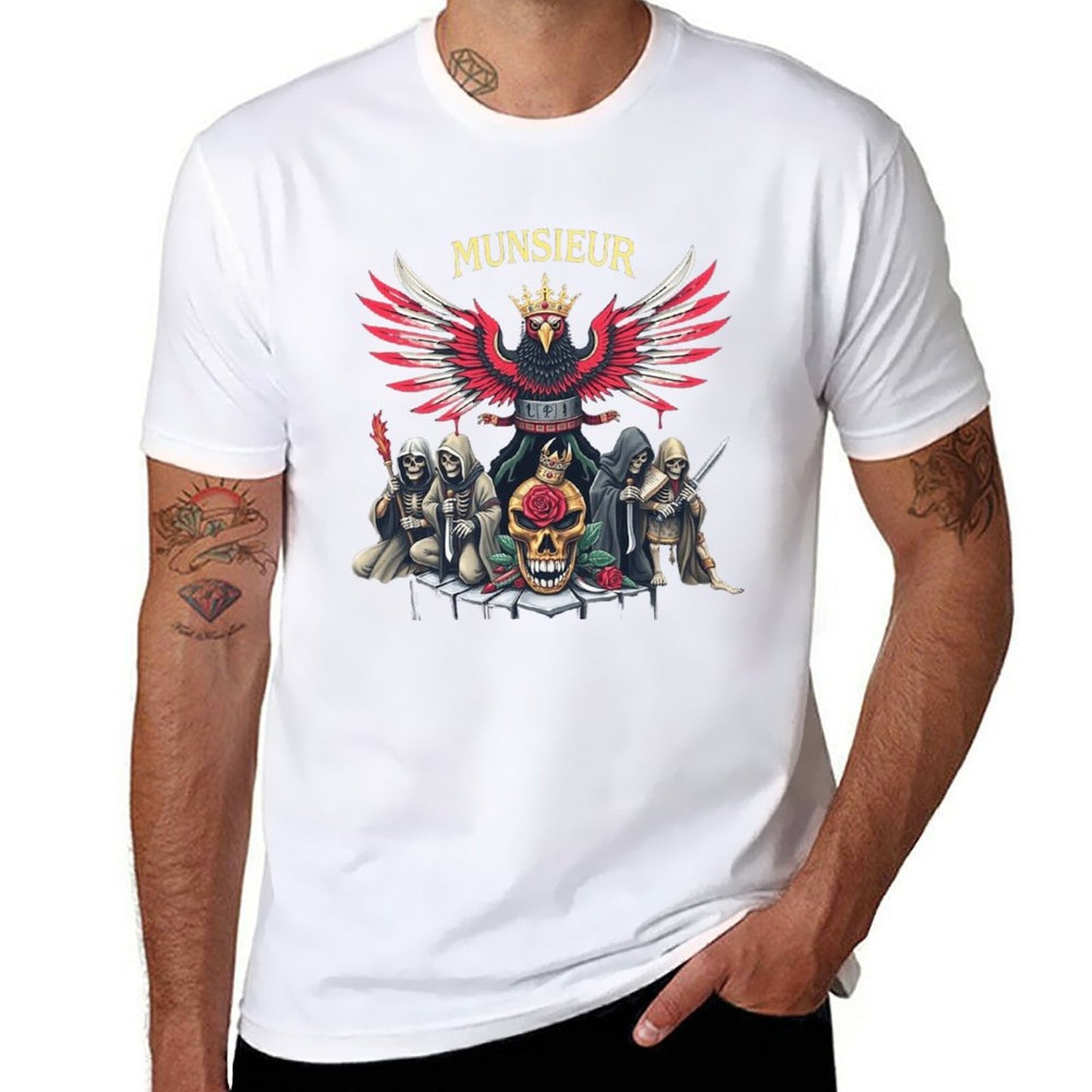 Men's Tee Munsieur Brand Design "Liberation" Graphic Tee