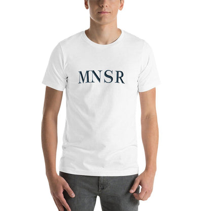 Munsieur Men's Tee Cotton Signature Print Design "MNSR"