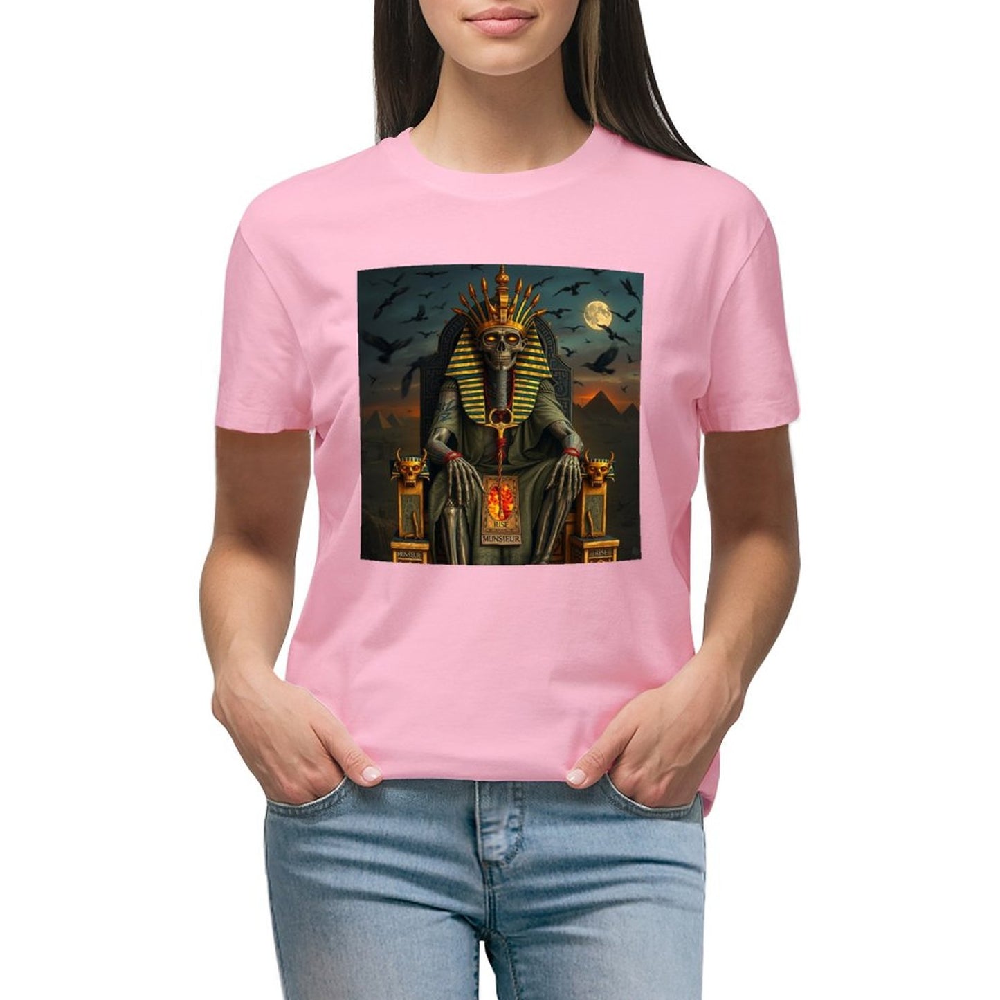 Munsieur Pharaoh's Reign Collection Women's T-Shirt (High Definition & Front Printing)