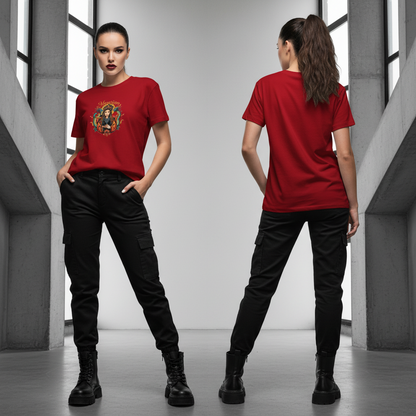 MUNSIEUR Premium Fit Timeless Luxury T-Shirt for Women