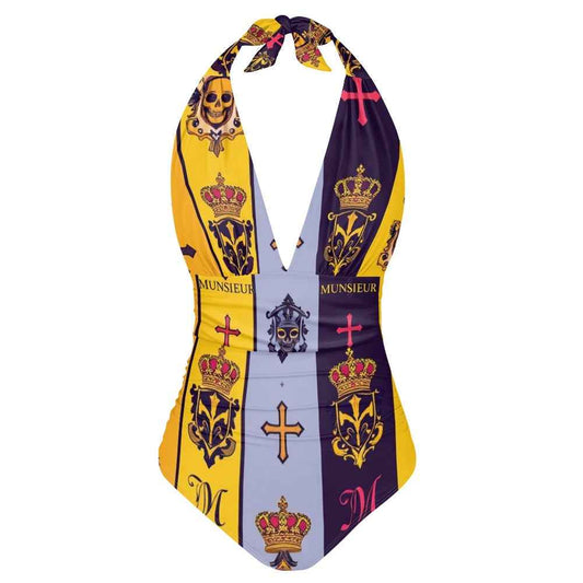 All-Over Print Women's High Cut One-piece Swimsuit