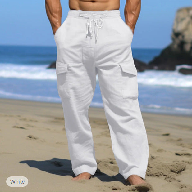 Men's Summer Wear Fashion Multi-pocket Pants - Munsieur