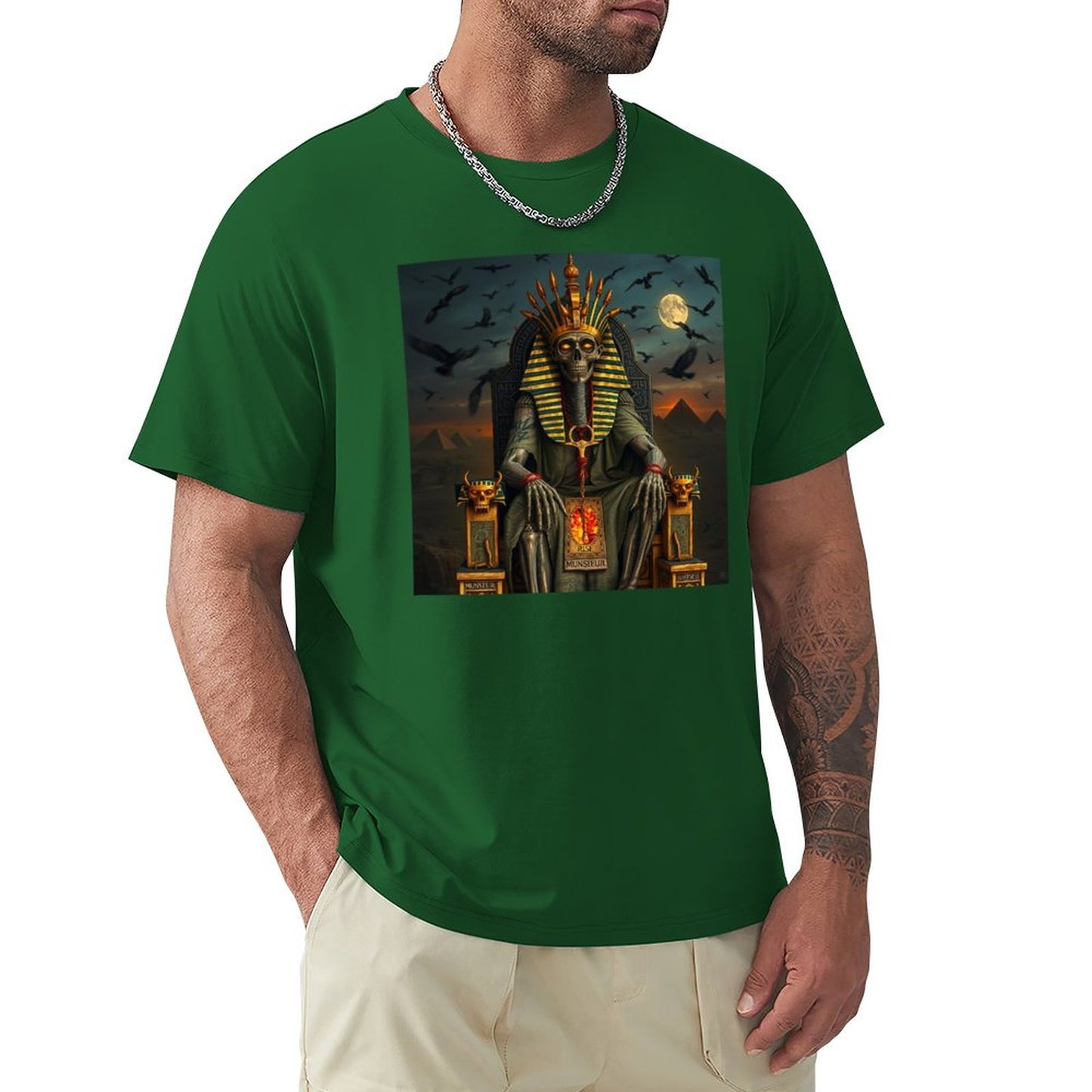 Munsieur Pharaoh's Reign Collection Men's Tee III (High Definition & Front Printing)