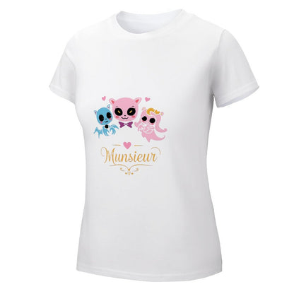 Women's Munsieur T-shirt Valentine's Day Collection "Vampire Friends" Designer Streetwear for Her