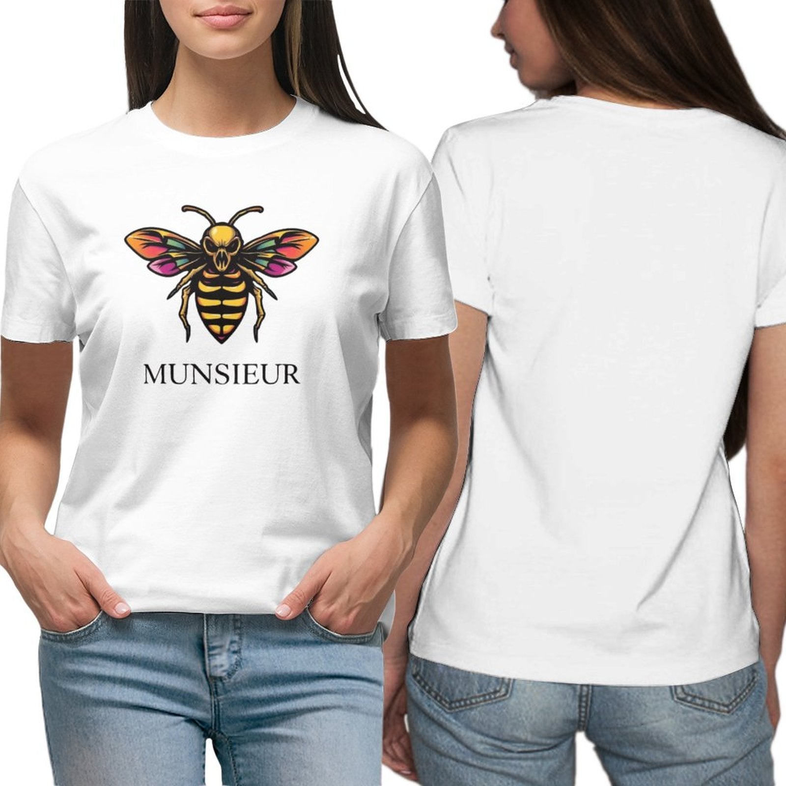 Munsieur T-Shirt for Women: Redefining Casual Chic with Elegance for Her - Munsieur