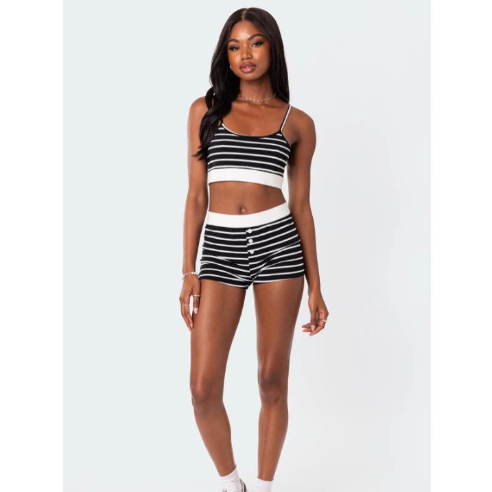 Camisole American Super Two-piece T-shirt Set