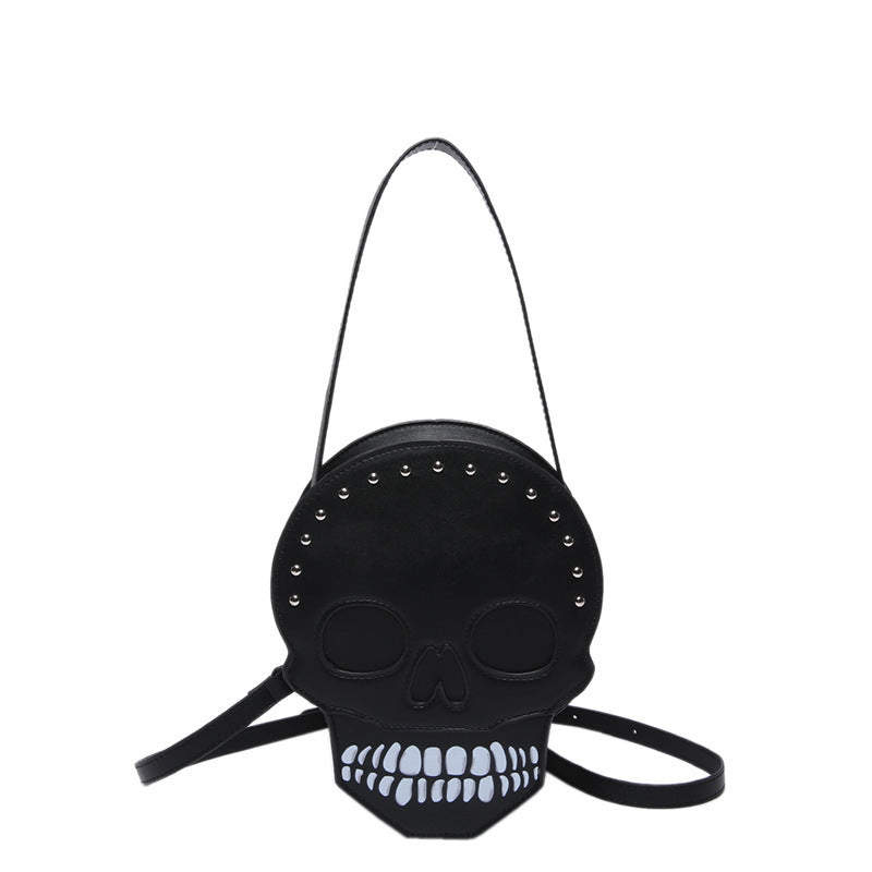 Halloween Skull Shoulder Bag Messenger Bag Personality Creative Crossbody Bag