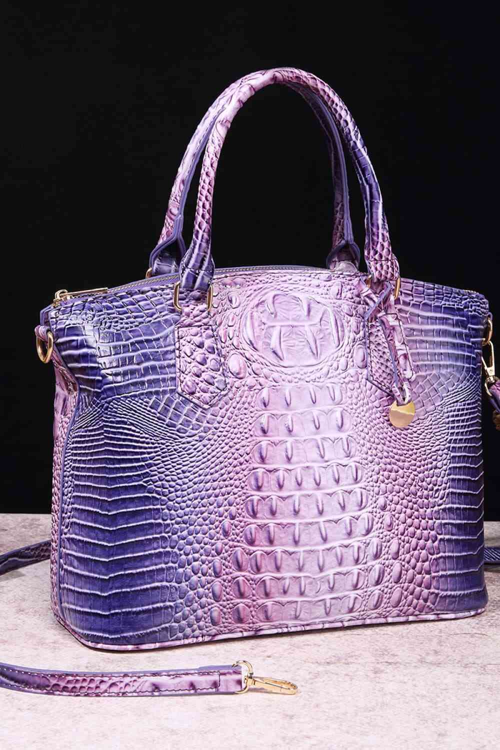 Gradient PU Leather Handbag - Munsieur