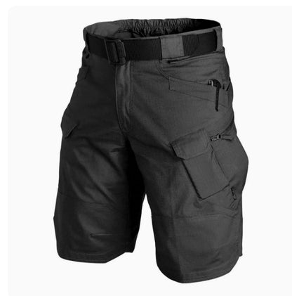 Men's Tactical Casual Shorts Streetwear Plaid Fabric Waterproof Free Shipping