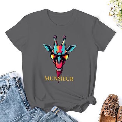 Munsieur T-Shirt for Women: Perfectly Tailored for Modern Confidence for Her - Munsieur