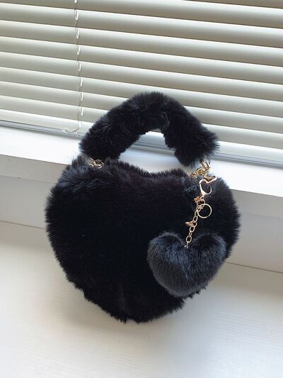 Shape Faux Fur Handbag - Munsieur