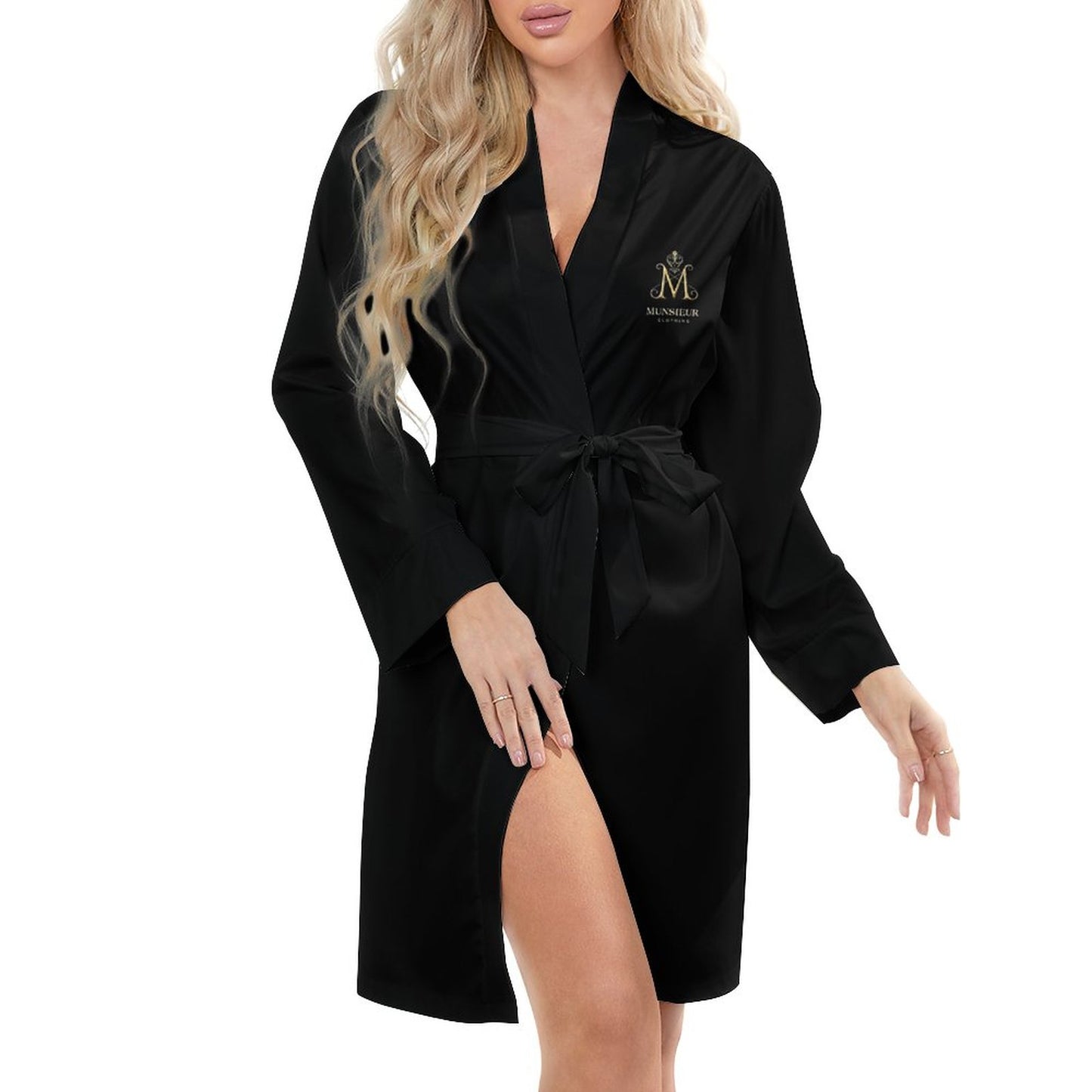 Munsieur Women's Long Sleeve Women's Robe - Munsieur