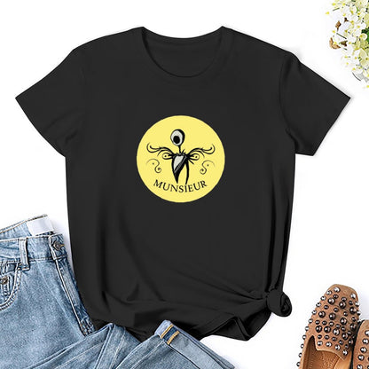 Women's Munsieur T-shirt Halloween Collection 'Grim" Designer Streetwear for Her