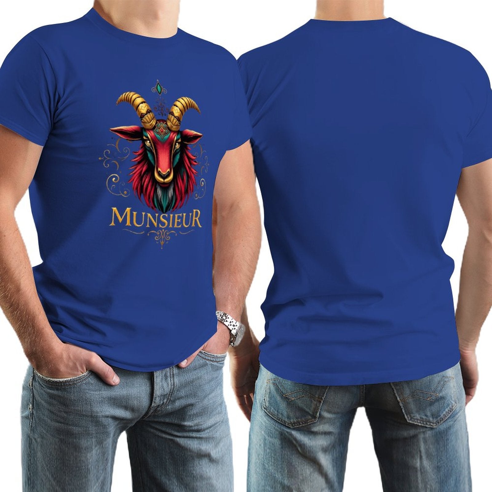 *Sale** Men's Munsieur Tee "Icon Billy" Designer Streetwear Fashion