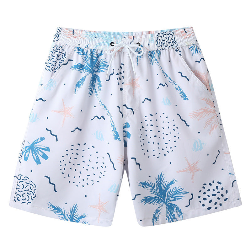 Men's Printing Vacation Style Wading Quick-drying Shorts